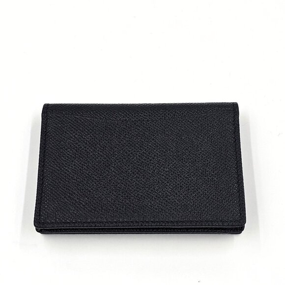 Bvlgari Bvlgari MAN Business Card Holder Leather Black Buglari New with Tags - Picture 3 of 12
